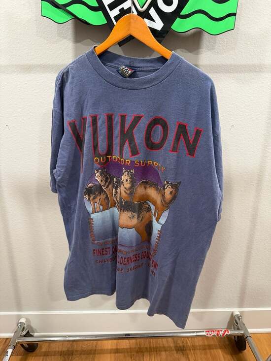 Spin Cycle Other - Vintage 90s Yukon Outdoor Supply Wolf Pack Graphic T-Shirt